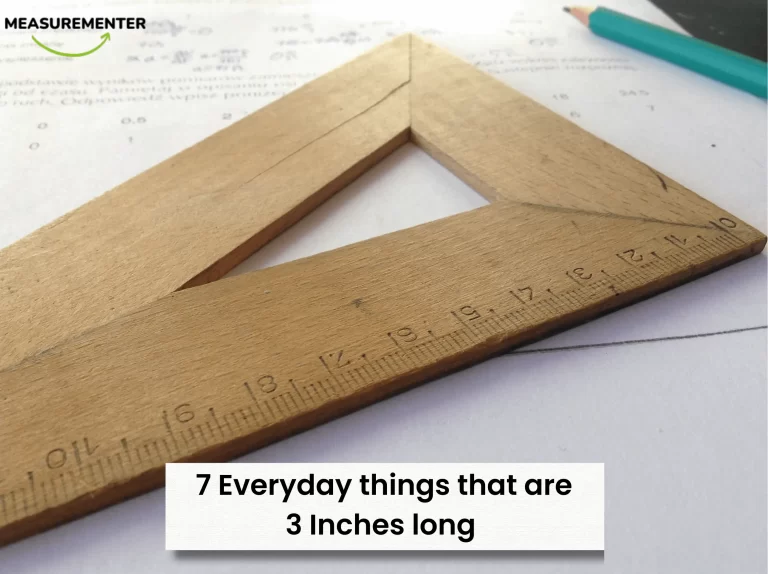 7 Everyday Objects that are approximately 3 Inches long