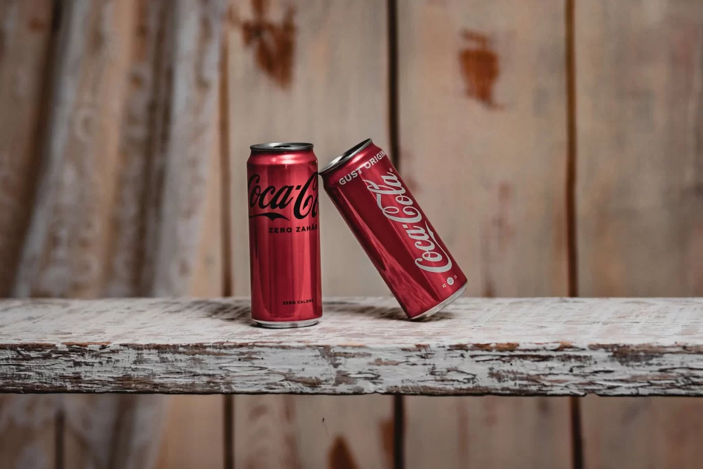 Two Coca Cola Cans