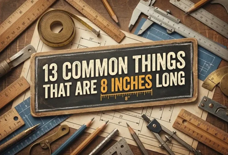 13 Common things that are 8 inches long